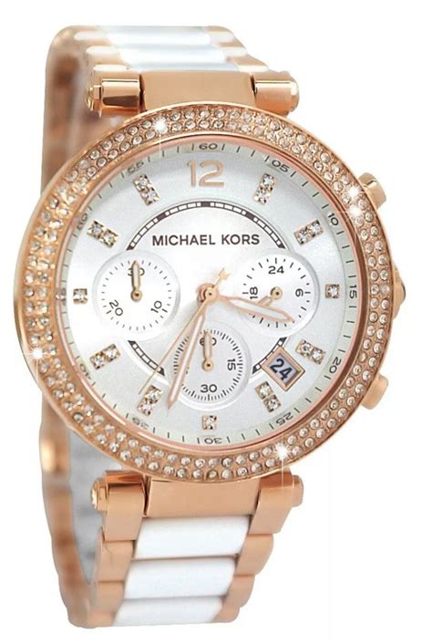 michael kors ceramic chronograph watch|michael kors watch rose gold.